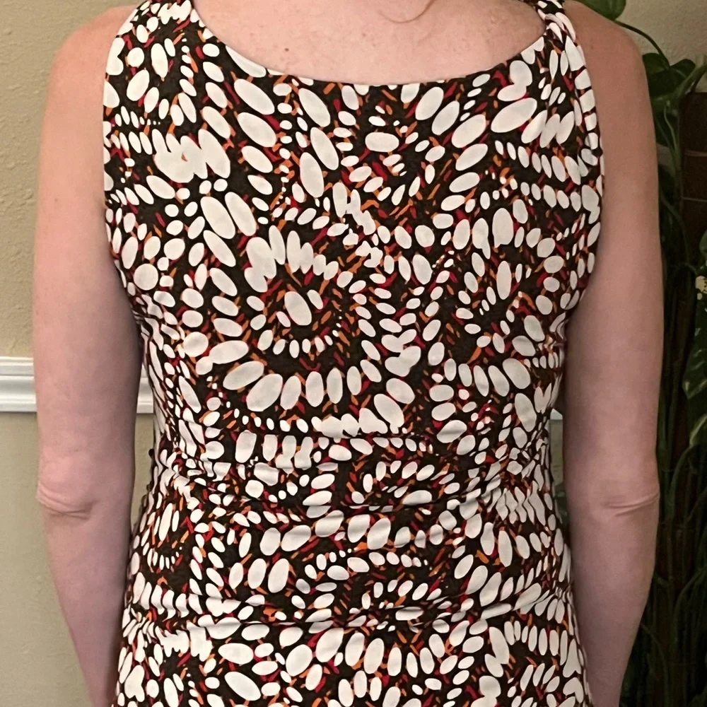Kenneth Cole ruched mock wrap tank top - Picture 3 of 8